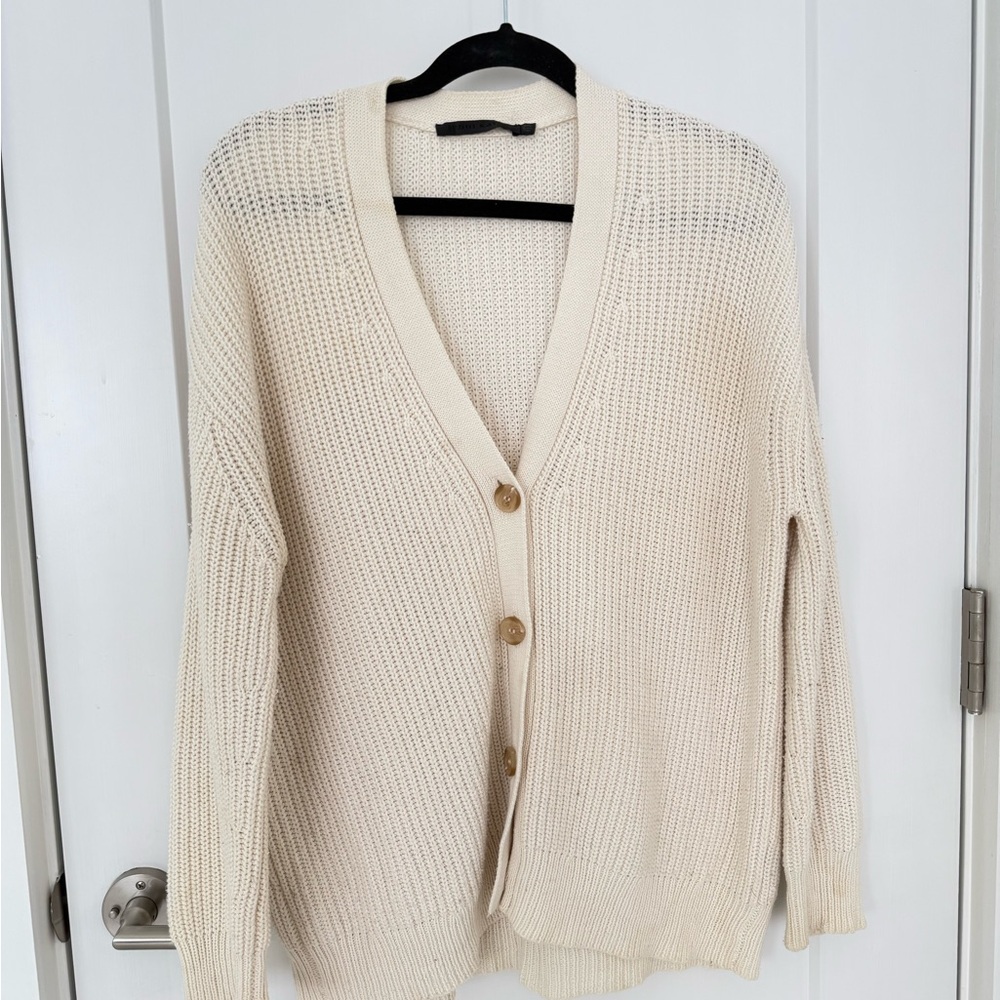 Jenni Kayne Cotton Cocoon sweater - Ivory
